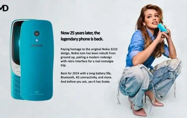 "Huyền thoại" Nokia 3210 sắp comeback sau 25 năm