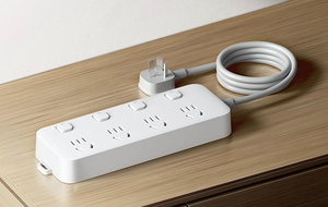 Xiaomi giới thiệu ổ cắm điện 4 chấu với 4 công tắc độc lập, chịu nhiệt cao, giá chỉ từ 137.000 đồng