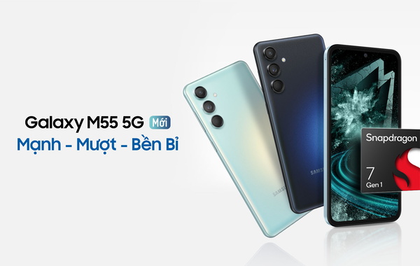 Samsung Galaxy M35 5G và M55 5G ra mắt tại Việt Nam: Thiết kế trẻ trung, hiệu năng mạnh mẽ, pin "khủng", giá hấp dẫn