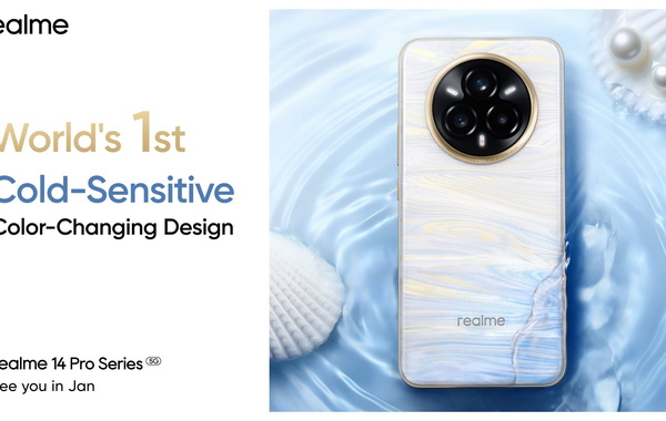 Ra mắt realme 14 Pro: Smartphone có mặt lưng đổi màu