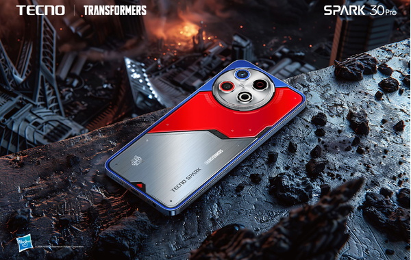 Tecno Spark 30 Pro phiên bản TRANSFORMERS: Smartphone "chất chơi" giá chỉ hơn 4 triệu