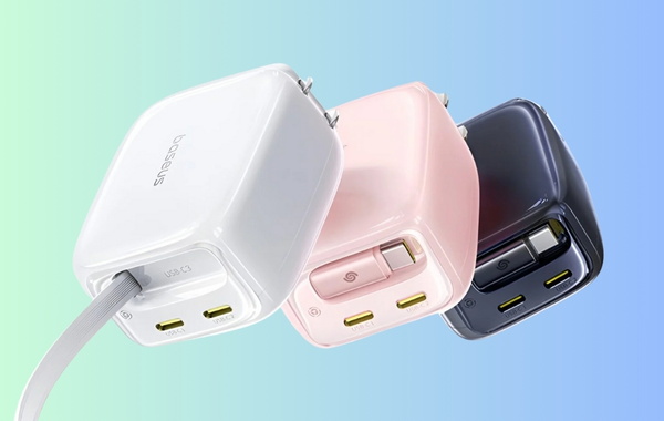 Bộ sạc Baseus 67W 3C GaN: Công nghệ AI tối ưu nhiệt độ, giá 890 nghìn