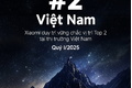Xiaomi giành lại ngôi vương thứ hai tại thị trường Việt