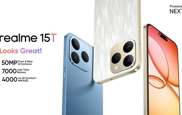 realme 15T 5G lộ diện: Sức mạnh từ pin khủng và khả năng chống nước ấn tượng