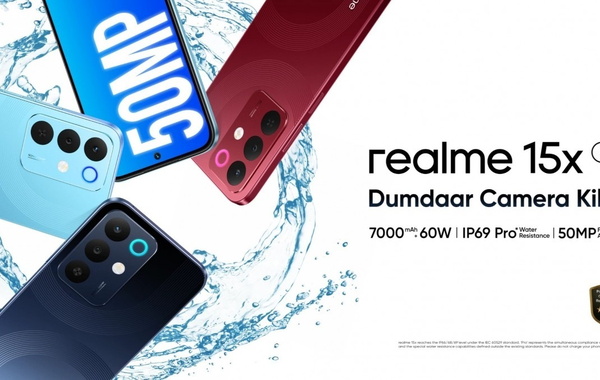 realme 15x bất ngờ ra mắt với màn hình 144Hz và pin 7000 mAh