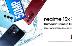realme 15x bất ngờ ra mắt với màn hình 144Hz và pin 7000 mAh