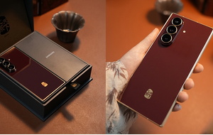 Samsung W26: Biến thể Galaxy Z Fold7 sang chảnh phủ vàng
