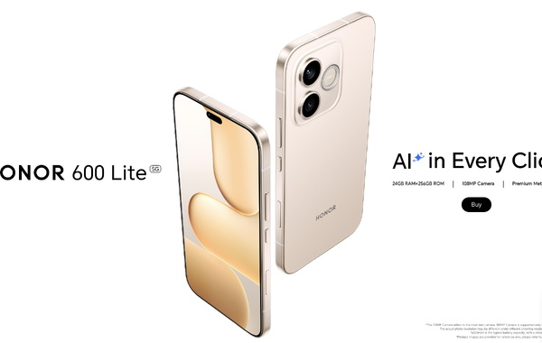 Lộ diện HONOR 600 Lite với màn hình siêu sắc nét và camera đột phá