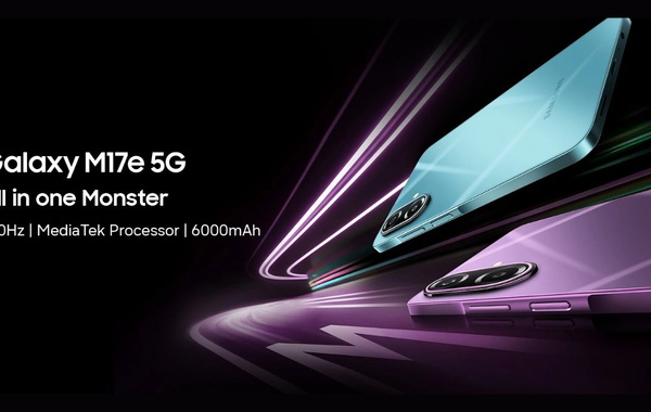 Galaxy M17e 5G: Hiệu suất mạnh mẽ với pin khủng và camera đôi