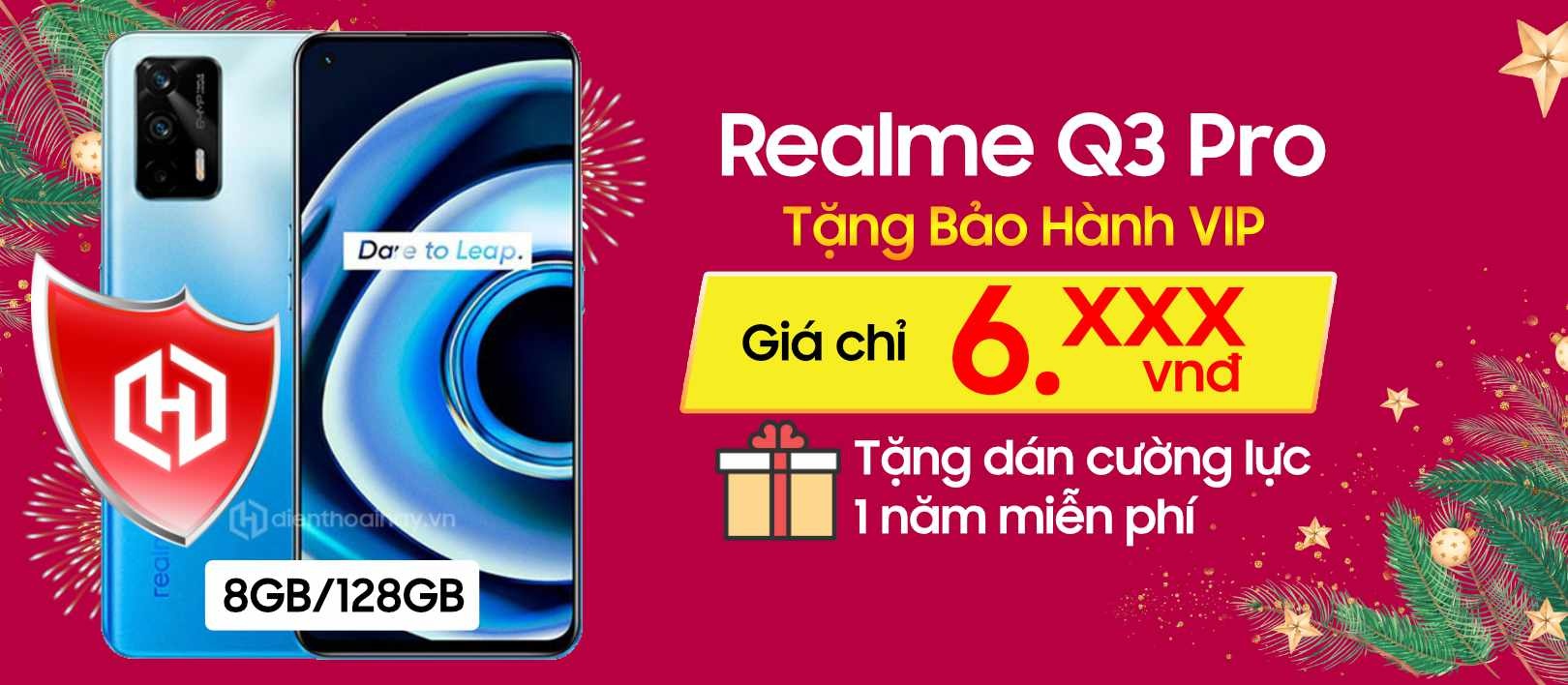 Realme Q3 Pro Tặng 1 năm dán cường lực