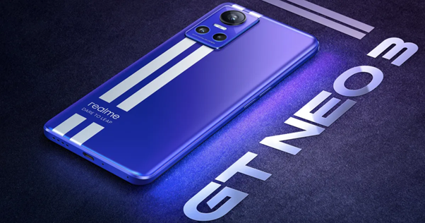 Realme GT Neo 3 phiên bản màu xanh cá tính.